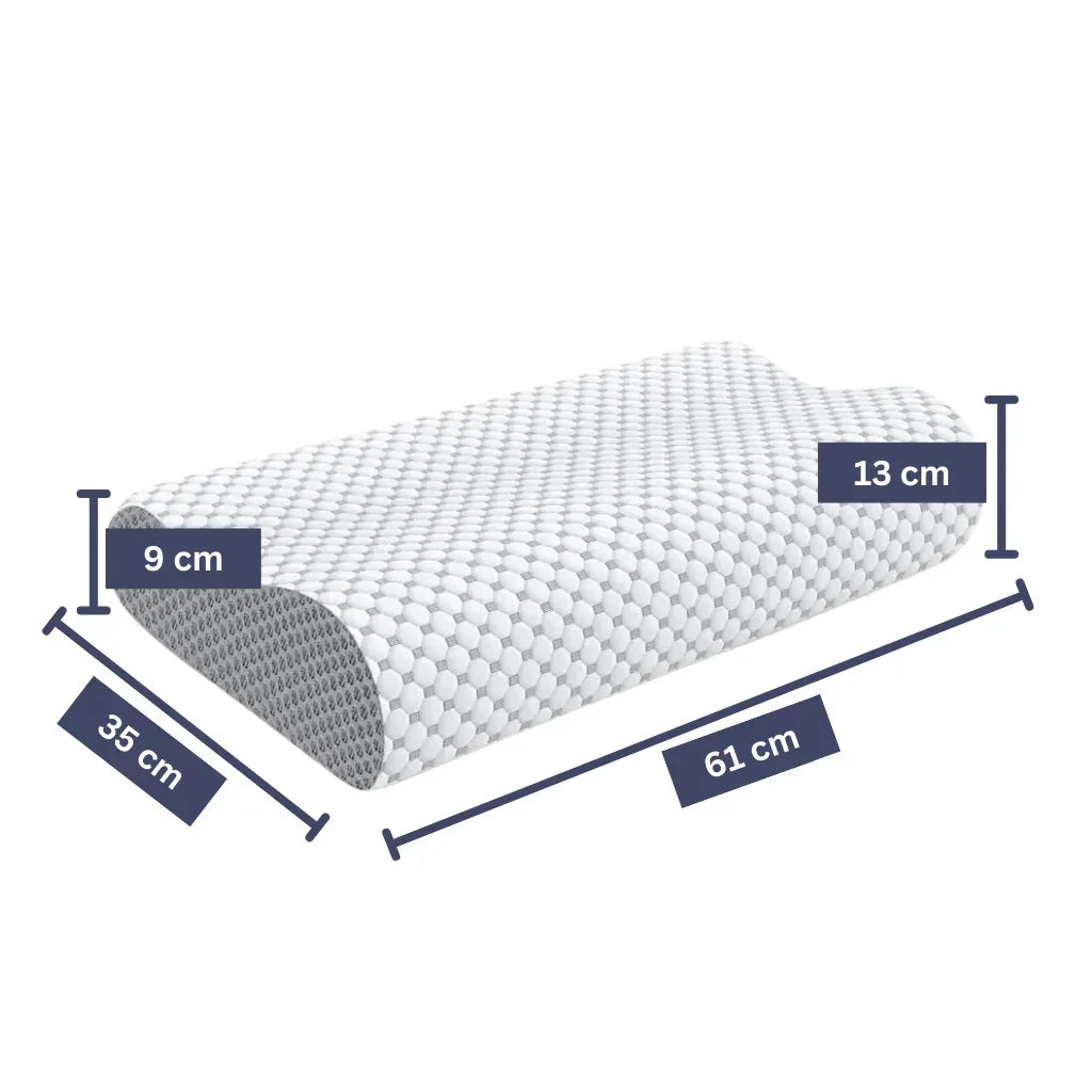 Sleepy Hodepute for alle sovestillinger - Ergonomisk hodepute for maksimal komfort og støtte. Førsteklasses kvalitet putetrekk.