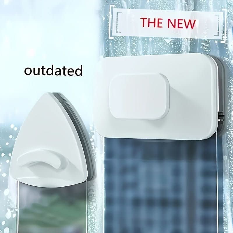 "Magnetischer Fensterreiniger für Doppelverglasung, effiziente beidseitige Reinigung, kompakt und benutzerfreundlich"