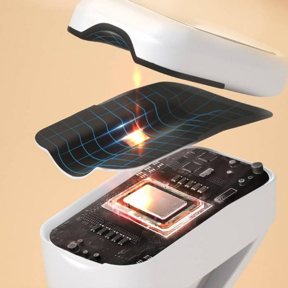 Pulsoximeter zeigt SpO₂ & Herzfrequenz auf OLED-Display; kompaktes Design, geeignet für Erwachsene & Jugendliche.