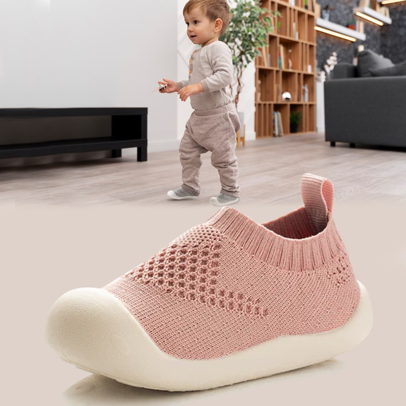 "Rutschfeste Babyschuhe für sichere Schritte, atmungsaktives Design, ergonomisch für natürliche Fußentwicklung"