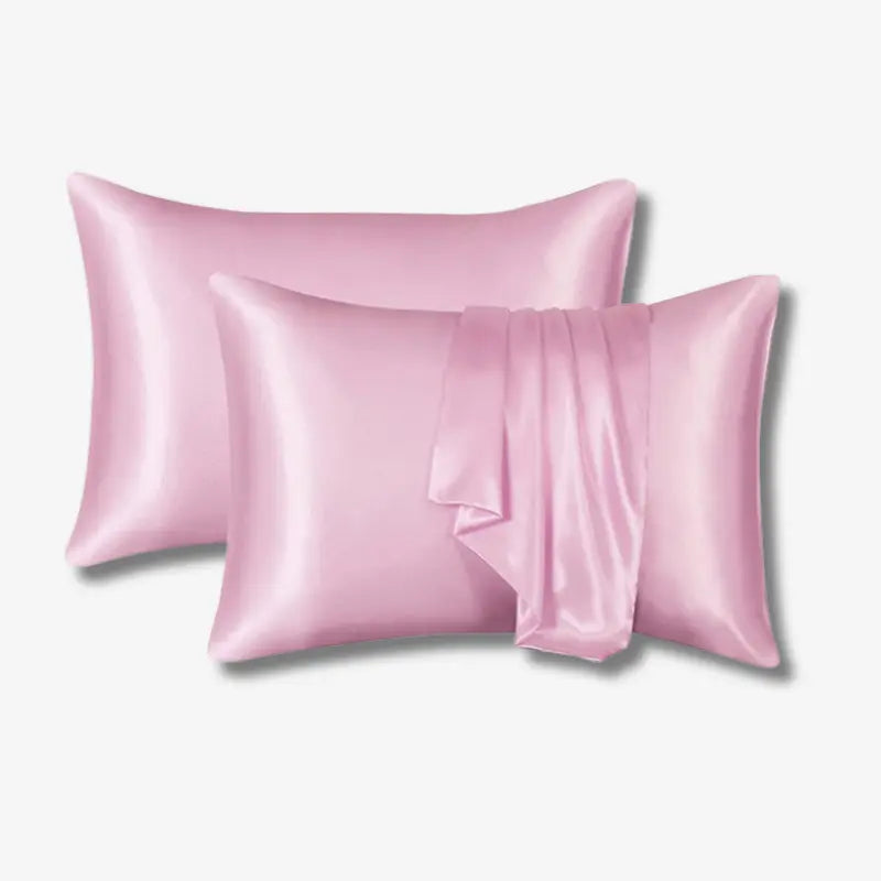 Seidener Kissenbezug für Hautpflege, luxuriös glatt, hypoallergen, in verschiedenen Farben und Größen für gesunden Schlaf.