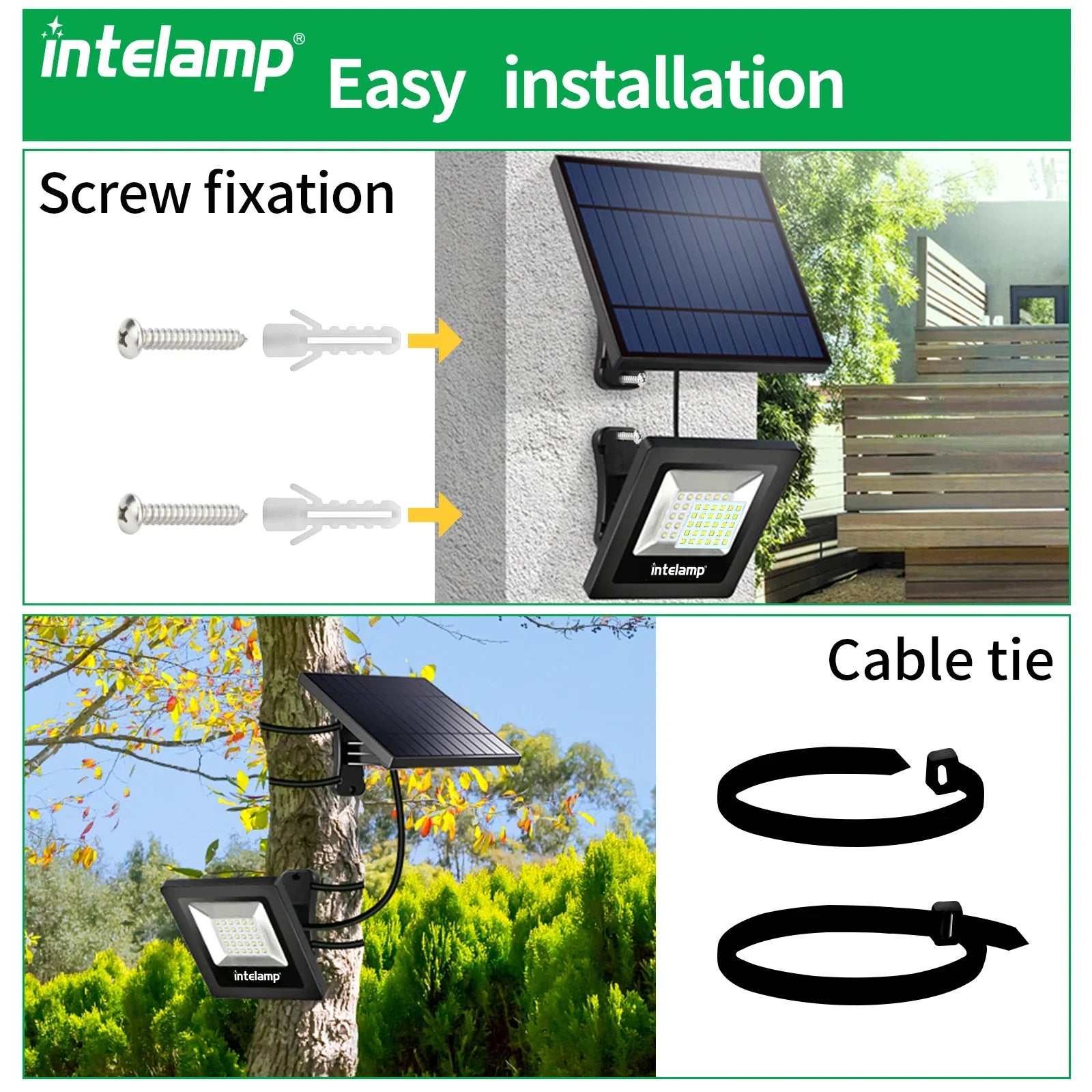 Solar LED Sicherheitsstrahler 1200LM, wetterfest IP65, für Außenbereiche, elegant und funktional, ideal für Gartenbeleuchtung