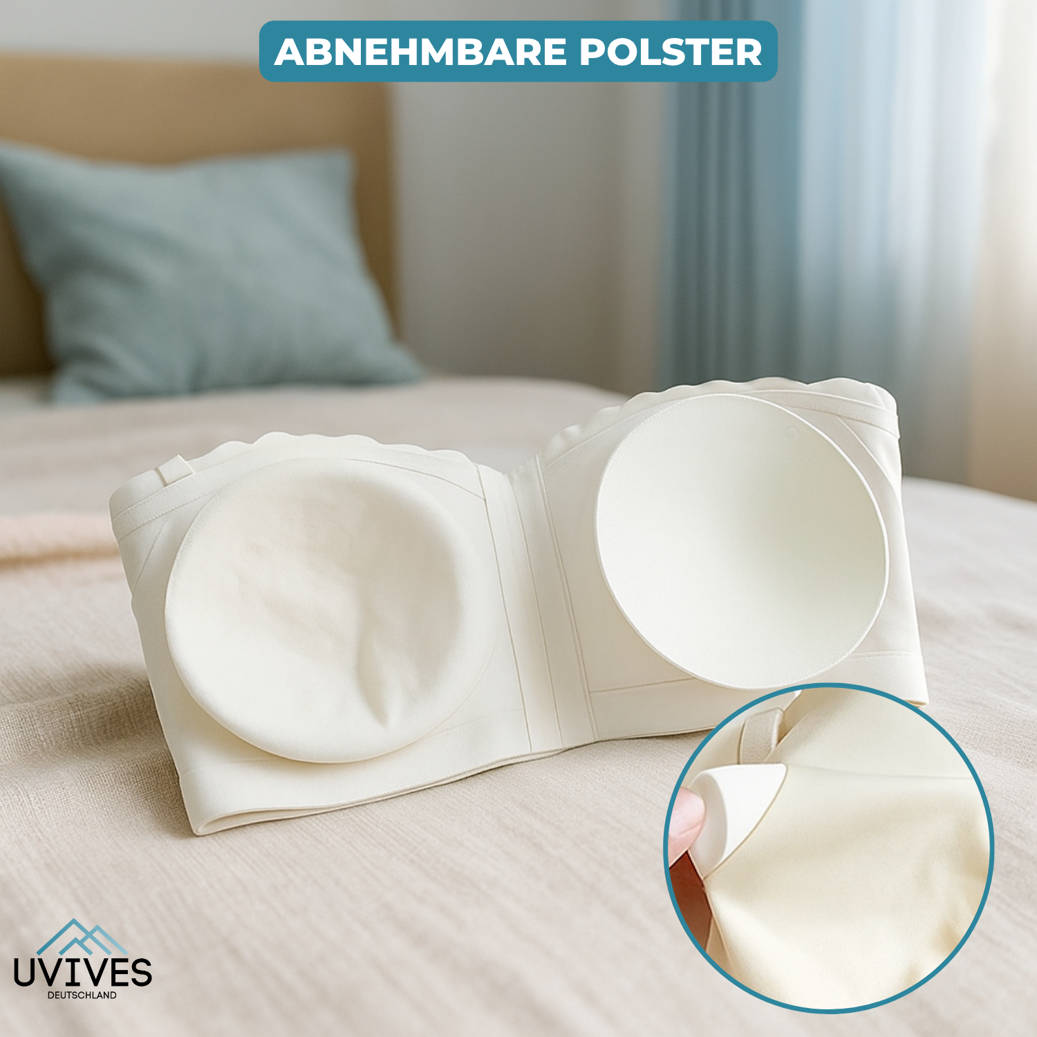 Trägerloser ComfyLift BH, rutschfest, atmungsaktiv, schwarz, ideal für Abendkleider, bietet diskreten Halt und Komfort.