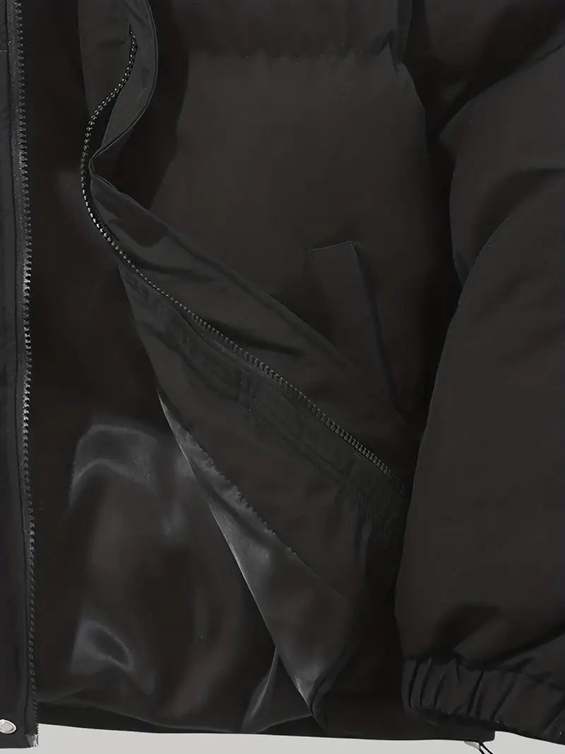 "Wolff Winter Puffer Jacke für Damen, gemütlich, stilvolles Steppmuster, warm und modisch in Beige, Outdoor geeignet."